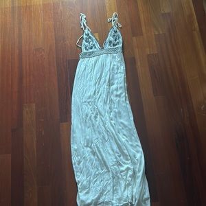 Size XS white maxi dress.
